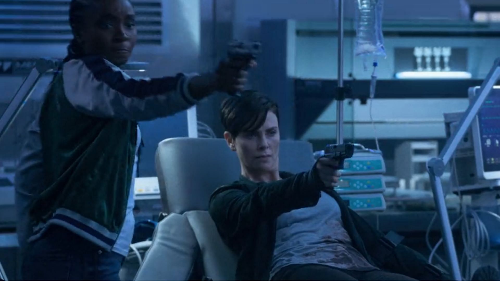 A still from The Old Guard (Image via Netflix)